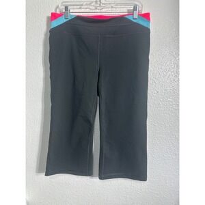Tek Gear Shapewear Capri Leggings Womens XL Gray Pink Blue Athletic Yoga Pants